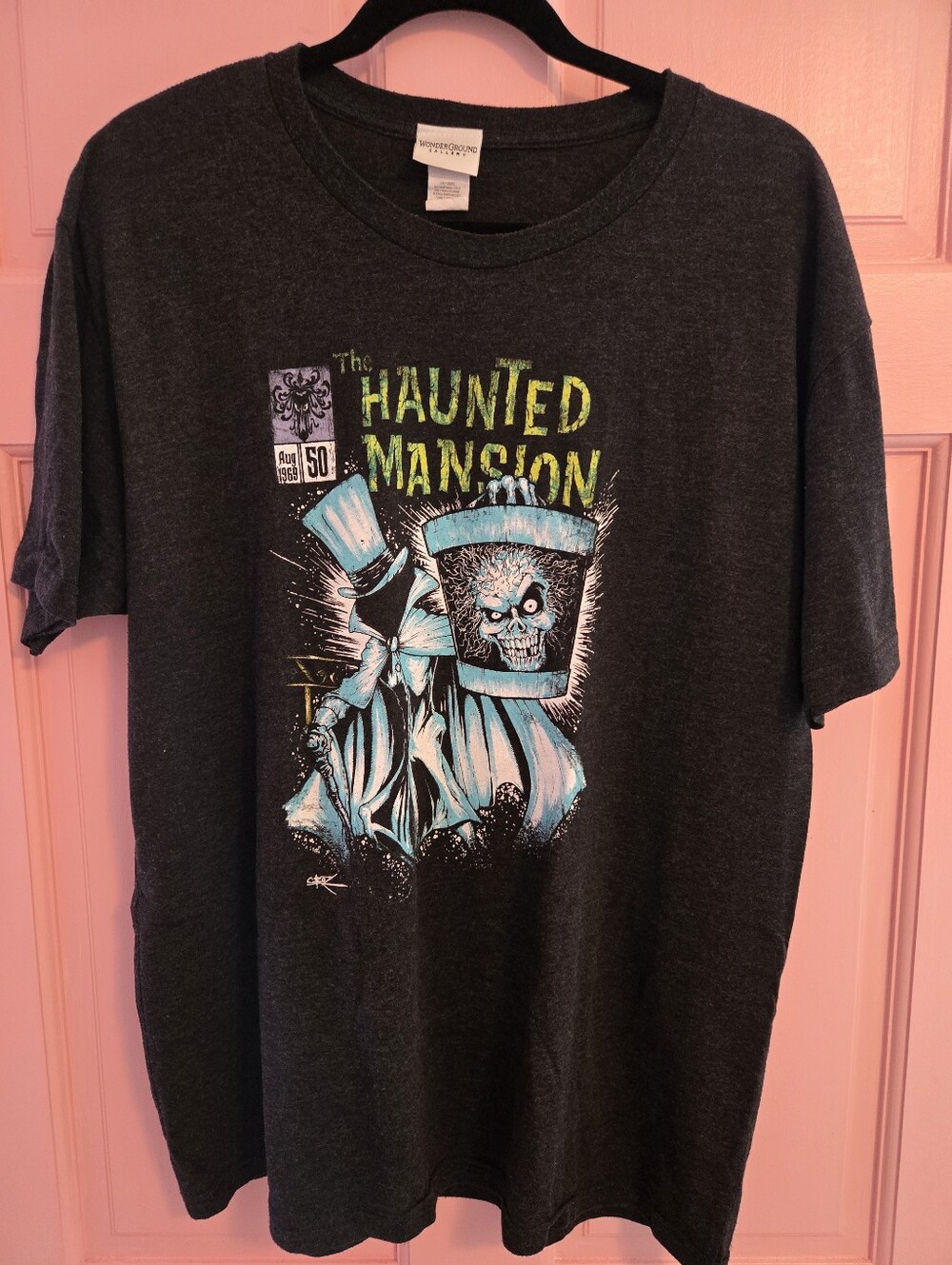 Haunted Mansion Graphic Tee - Dark Gray
